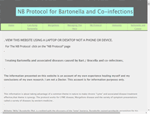 Tablet Screenshot of lyme-morgellons.com